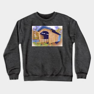 Stewart Bridge In Watercolor Crewneck Sweatshirt